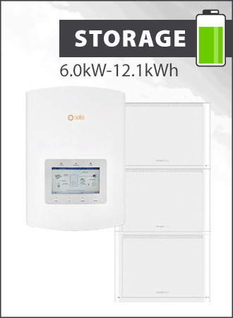 Solis S6 8kW 3PH Hybrid Inverter + Pylon 15.4kWh Force H3 Pack