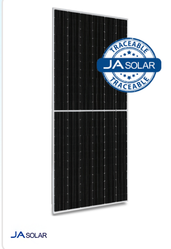 JA Solar 600W Bifacial N-Type Solar Panel “ Half-Cell MBB, MC4 | High Efficiency