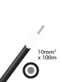 10mm2 single-core DC cable 100m - Black