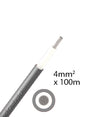 4mm2 single-core DC cable 100m - Grey