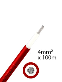 4mm2 single-core 100m - Red