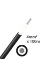 4mm2 single-core DC cable 100m - Black