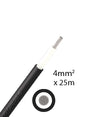 4mm2 single-core DC cable 25m - Black