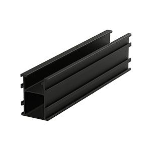 Image of Solar Roof Pro Rail 3500mm Black, perfect for solar panel installations and battery storage.