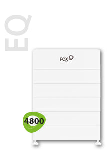 Image of Fox EQ HV EQ4800-L6, 27.96kWh 1x Master 5x Slave, perfect for solar panel installations and battery storage.