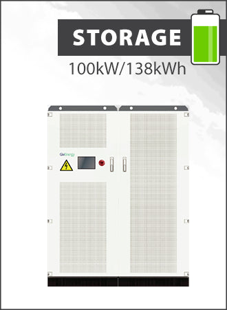 GivEnergy Commercial Storage - 100kW Inverter / 138kWh Battery