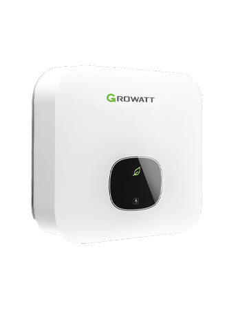 Image of GROWATT MIN 2500TL XH Dual MPPT with DC, perfect for solar panel installations and battery storage.