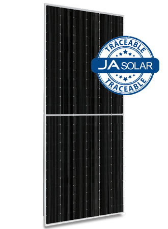 JA Solar 590W Mono PERC Half-Cell MBB Traceable LB MC4