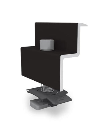 Image of K2 End Clamp Black 34-36mm, perfect for solar panel installations and battery storage.