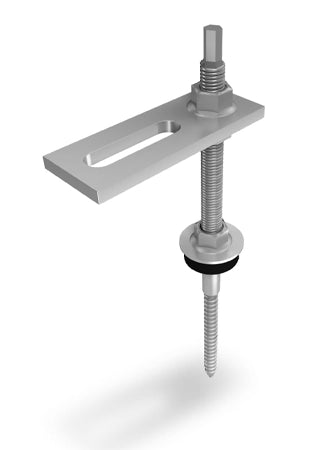 Image of SolidRail Hanger Bolt  M10 x 200, perfect for solar panel installations and battery storage.