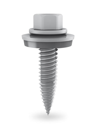 Image of Thread-forming metal screw 6x25 sp, perfect for solar panel installations and battery storage.