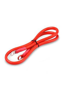 1m 25mm Batt. Cable with 2xM8 Ring Terminals - Red