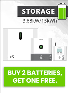 Image of Myenergi Libbi Hybrid 3.68kW/15kWh - Buy 2 Batteries Get One Free, perfect for solar panel installations and battery storage.