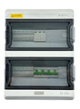 Image of Projoy DC Junction Box - Five String Input with MC4 Connectors, perfect for solar panel installations and battery storage.