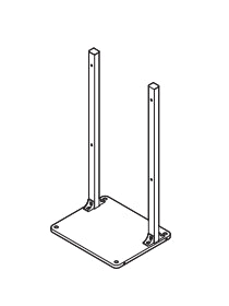 Floor Mount for mounting the Q.HOME on the floor