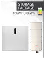 10,000W  Home Hub Inverter with Backup Potential Package 3PH: 3x 4.6kWh (13.8kWh) Home Battery