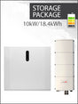 10,000W  Home Hub Inverter with Backup Potential Package 3PH: 4x 4.6kWh (18.4kWh) Home Battery