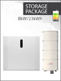 8,000W  Home Hub Inverter with Backup Potential Package 3PH: 5x 4.6kWh (23kWh) Home Battery