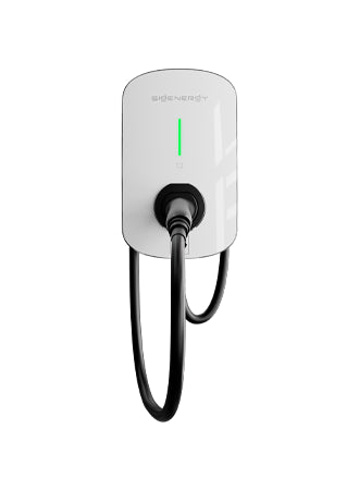 Image of Sigenergy EV AC Charger 7 kW 4G 5m Cable Type2 White, perfect for solar panel installations and battery storage.