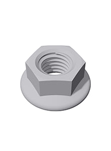 Serrated M10 flange nut