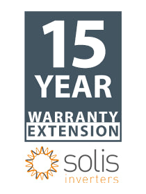 Solis Warranty Ext. of 15 years (Total 20y) for 2.5 to 8.0kW