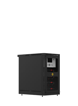 Image of Sunsynk 20.48kWh HV Battery System, perfect for solar panel installations and battery storage.