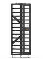 Image of Battery Rack with Door for Sunsynk 61.44kWh HV Battery., perfect for solar panel installations and battery storage.