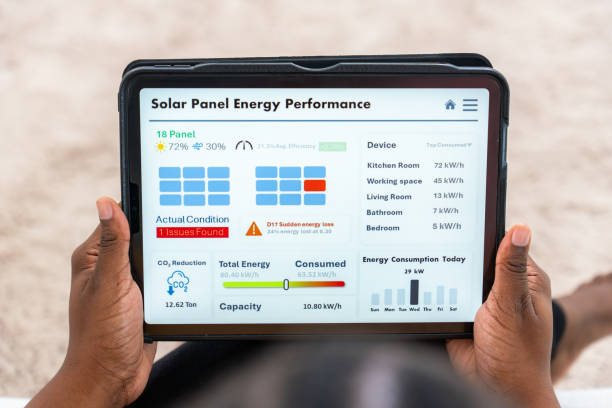 Residential solar energy monitoring system and power management 