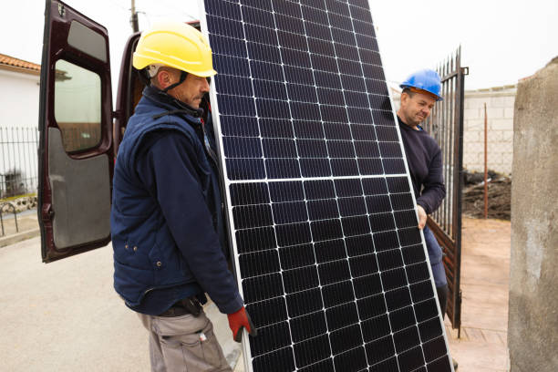 solar panel delivery to site UK