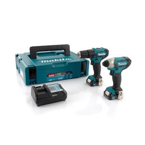 Makita Cordless Combi Drill & Impact Driver Kit 12V